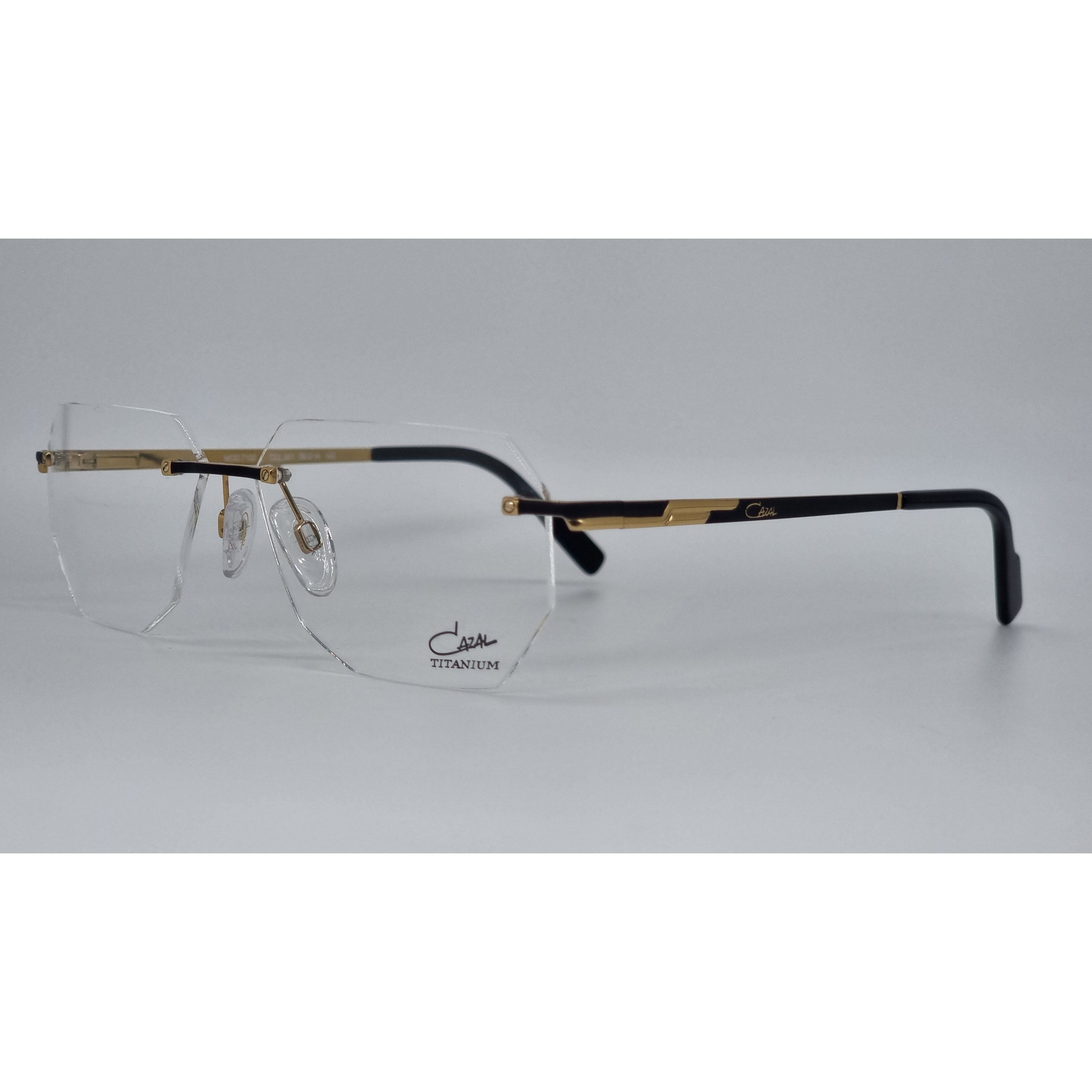 Cazal sales rimless eyeglasses