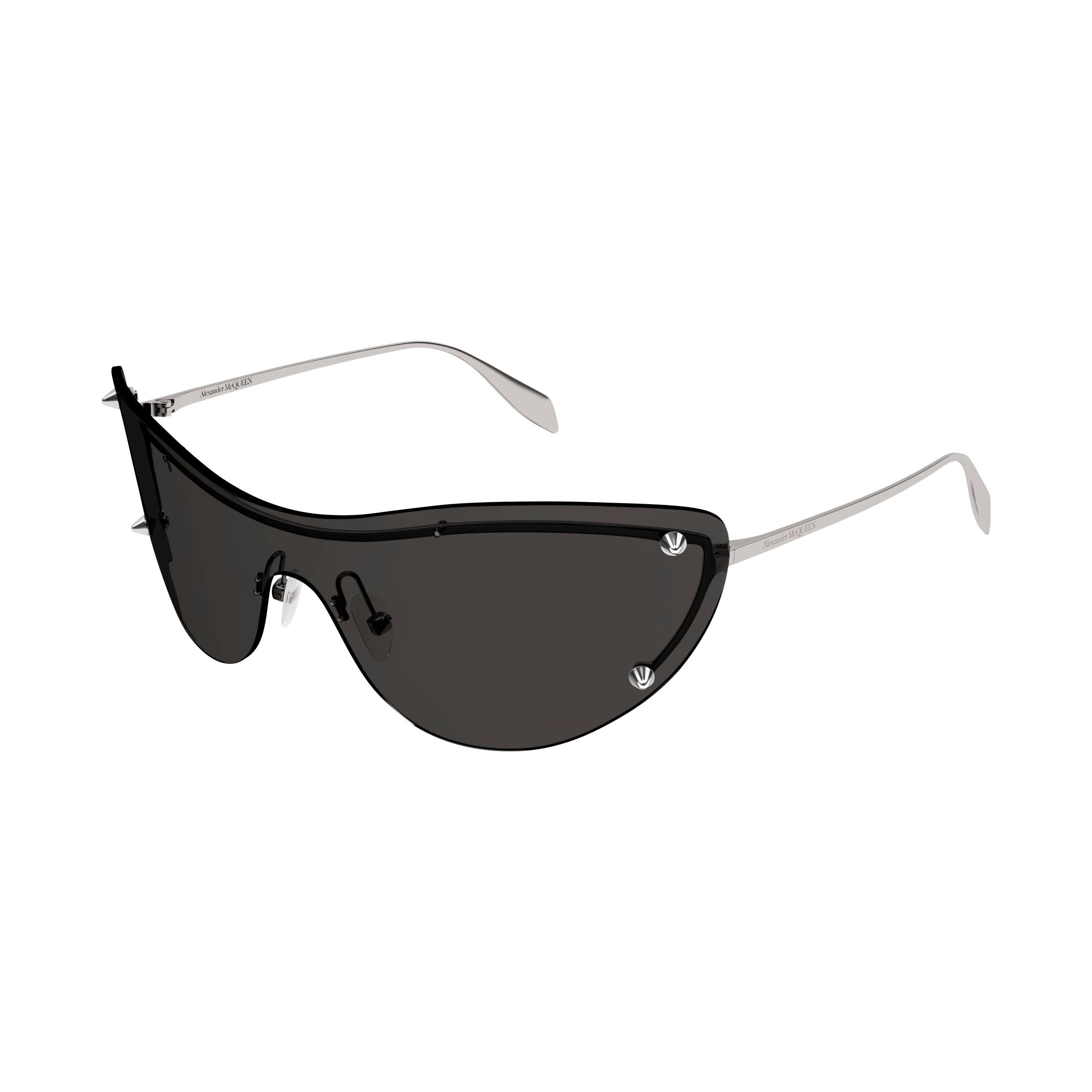 Alexander McQueen 0413S Negro y Plata