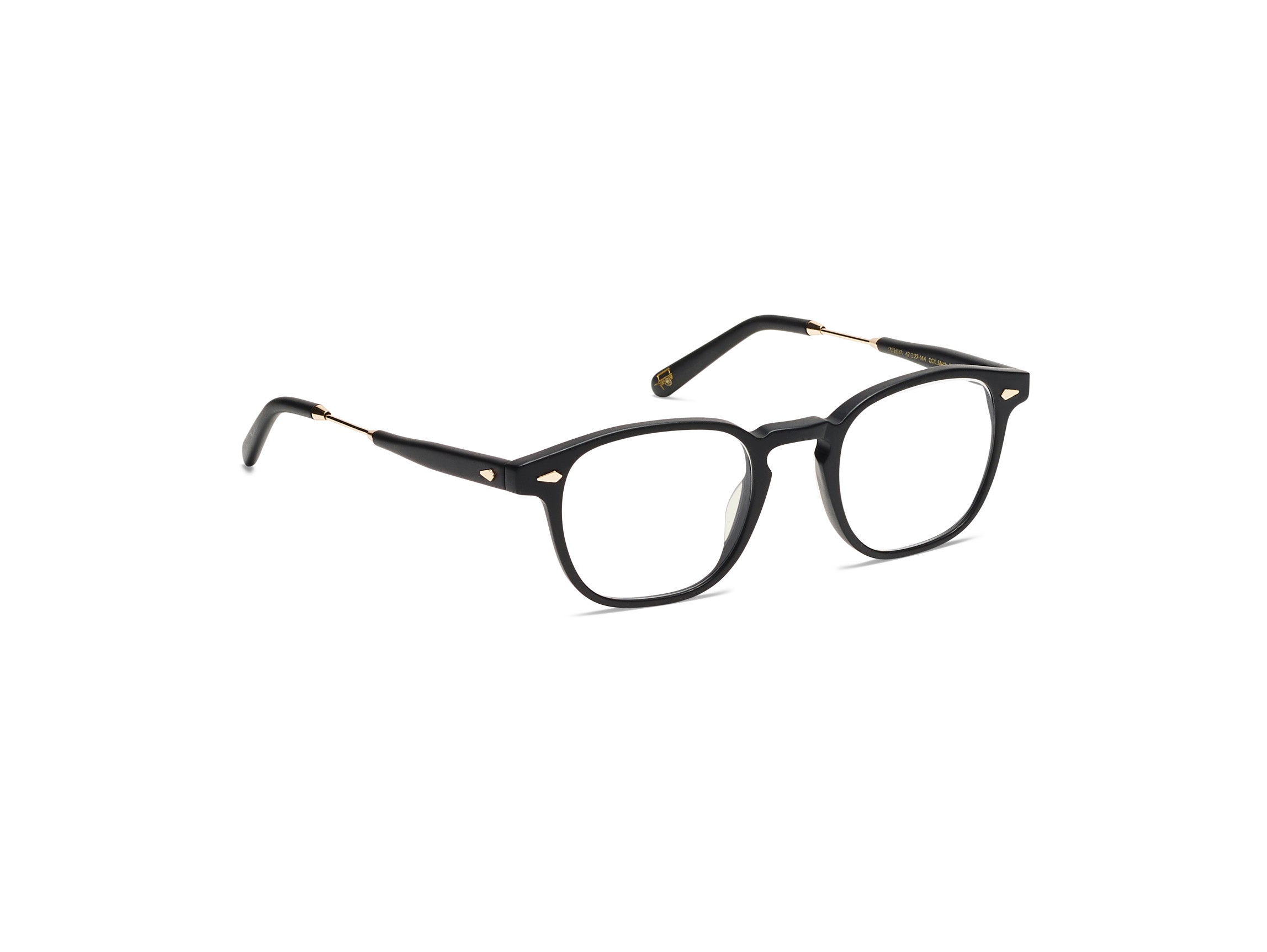 Moscot Genug Matte Black & Gold