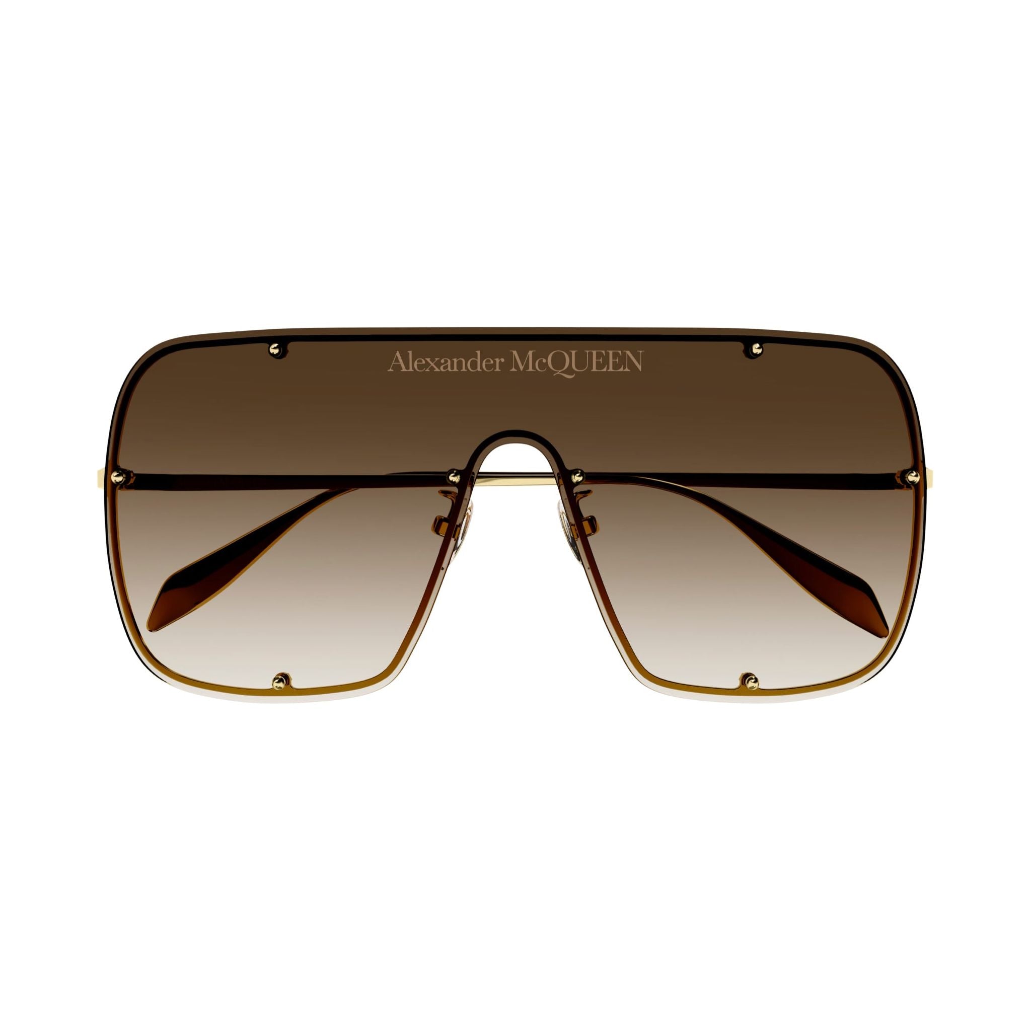 Alexander McQueen Studs 0362 Gold & Brown