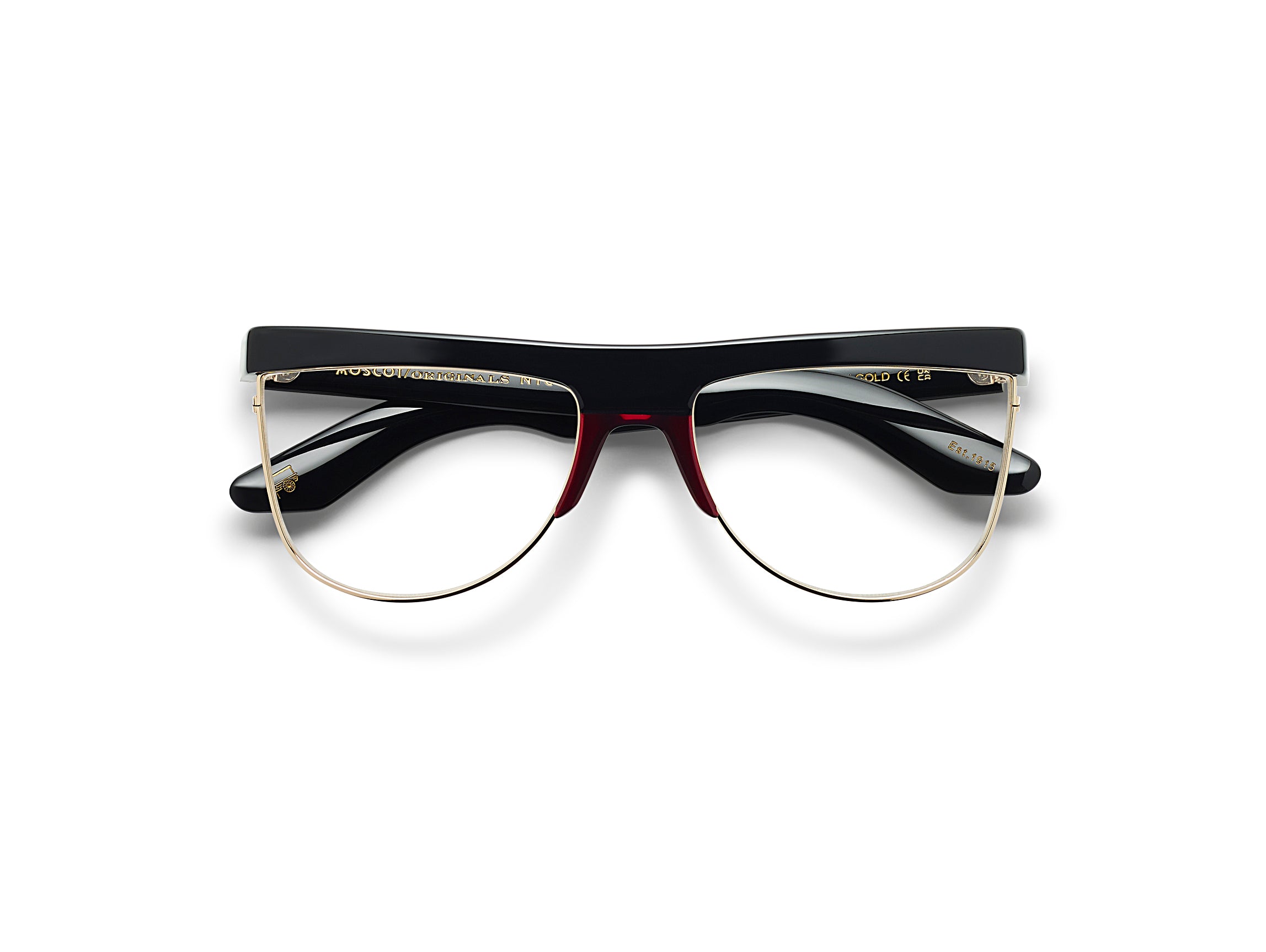 Moscot Shonda Black & Burgundy-Gold