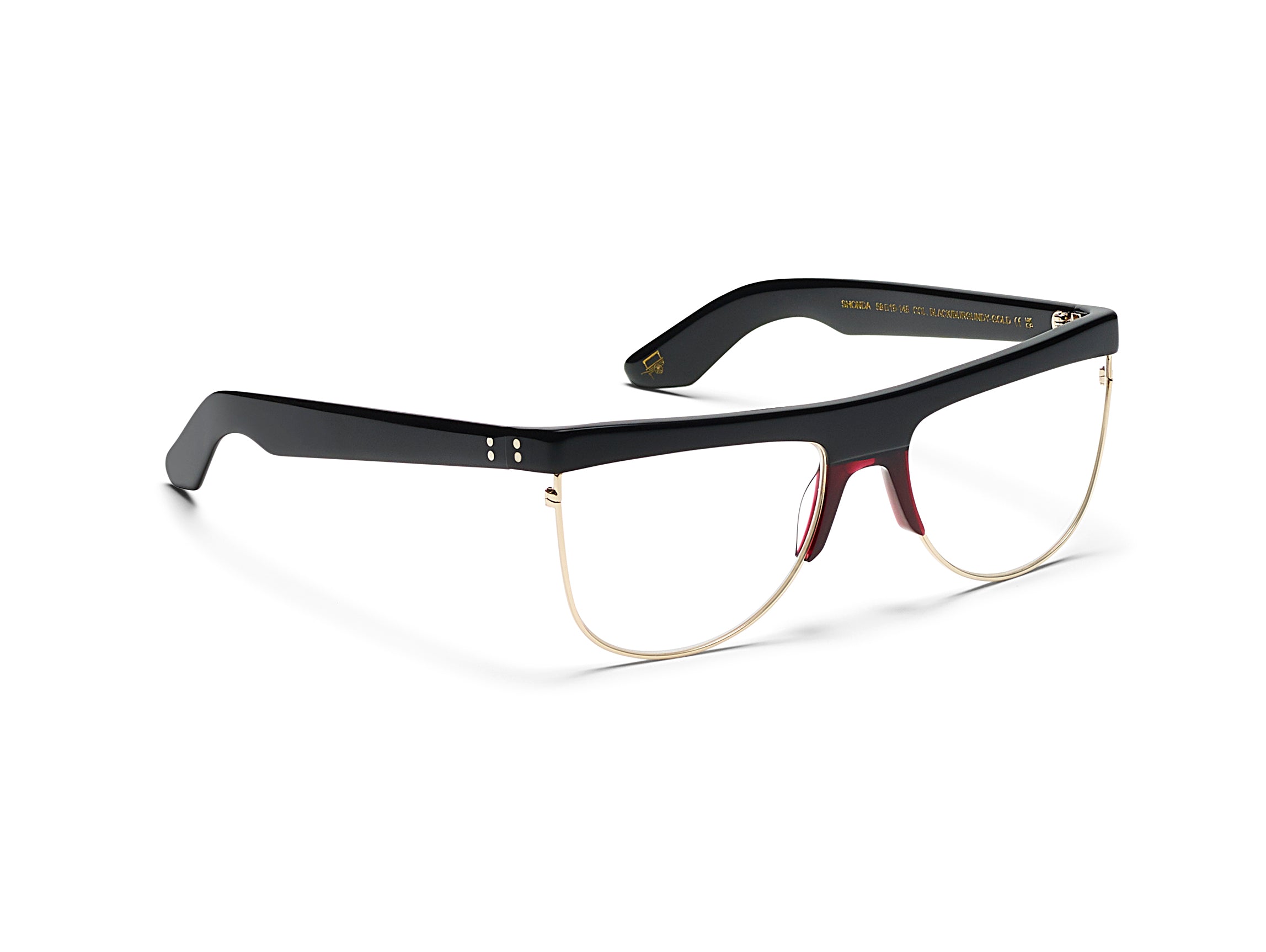 Moscot Shonda Black & Burgundy-Gold